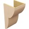 Ekena Millwork 12"W x 12"D x 24"H Wide Crestline Rough Cedar Woodgrain TimberThane Corbel, Primed Tan CORUR12X12X24CRERCPR - alternate 3